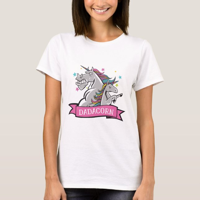 Der beste Einhornvater aller Zeiten T-Shirt (Vorderseite)