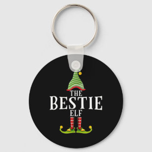 Der beste Elf lustige passende Pyjama Weihnachten Schlüsselanhänger