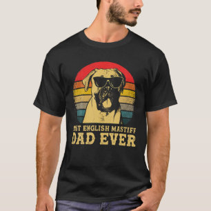 Der beste englische Mastiff Vater je Hund liebt Re T-Shirt
