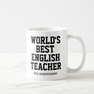 Der beste Englischlehrer der personalisierten Welt Kaffeetasse