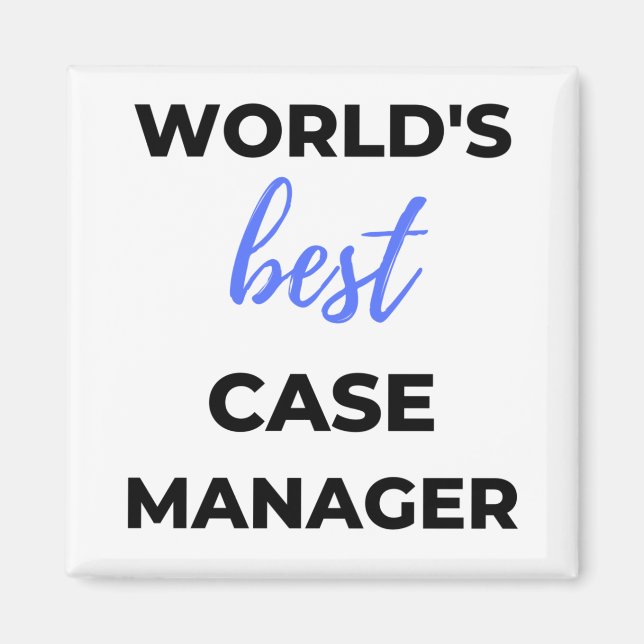 Der beste Fallmanager der Welt 2 Magnet (Vorne)