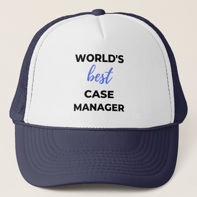 Der beste Fallmanager der Welt 2 Truckerkappe (Vorderseite)