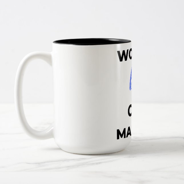 Der beste Fallmanager der Welt 2 Zweifarbige Tasse (Links)