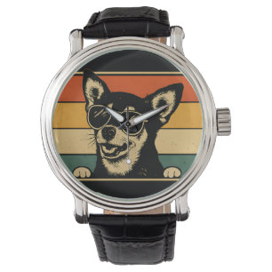 Der beste Farter I Gemein Vater Funny Vater Dog Armbanduhr