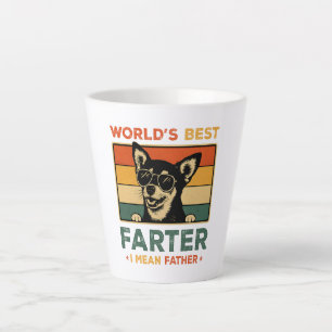 Der beste Farter I Gemein Vater Funny Vater Dog Milchtasse
