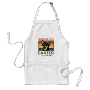 Der beste Farter I Gemein Vater Funny Vater Dog Schürze