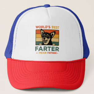 Der beste Farter I Gemein Vater Funny Vater Dog Truckerkappe