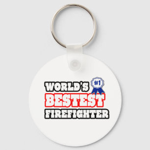 Der beste Feuerwehrmann der Welt Schlüsselanhänger