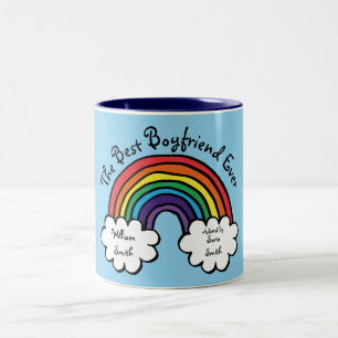 Der beste Freund aller Zeiten Regenbogen Zweifarbige Tasse