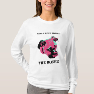 Der beste Freund-BoxerHoodie des Mädchens T-Shirt