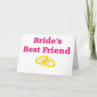 Der beste Freund der Braut Karte
