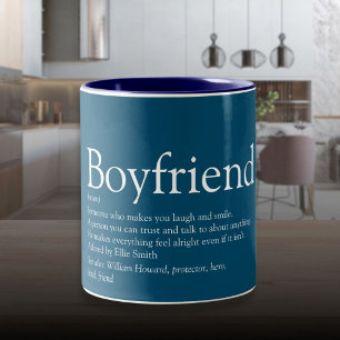 Der beste Freund der Welt, der je Blau definiert h Zweifarbige Tasse