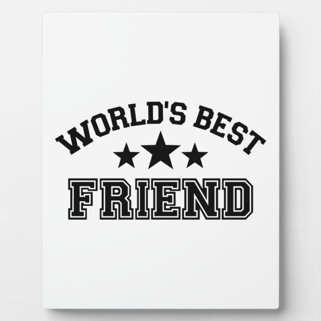 Der beste Freund der Welt Fotoplatte (Vorderseite)
