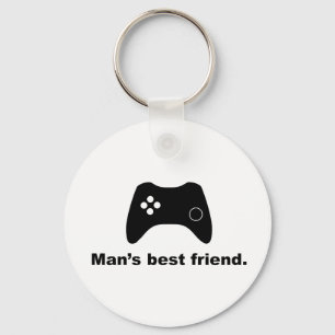 Der beste Freund des Mannes Funny Gamer-Schlüssela Schlüsselanhänger