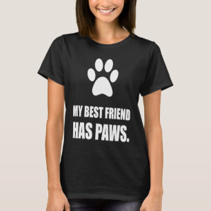 Der beste Freund hat einen Pads Pet-Lüfter T-Shirt