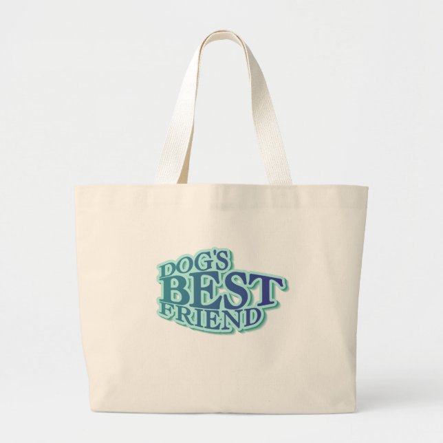 Der beste Freund-T-Shirts und Geschenke des Hundes Jumbo Stoffbeutel (Vorne)