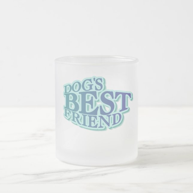 Der beste Freund-T-Shirts und Geschenke des Hundes Mattglastasse (Mittel)
