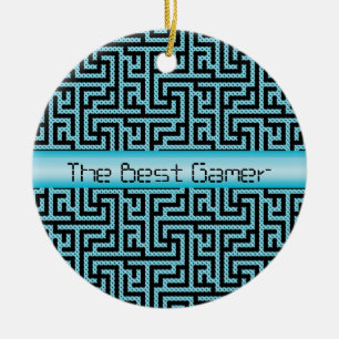 Der beste Gamer Keramikornament