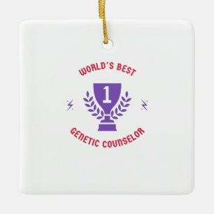 Der beste genetische Berater der Welt Keramikornament