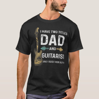 Der beste Gitarrist Papa je Geschenk Shirt