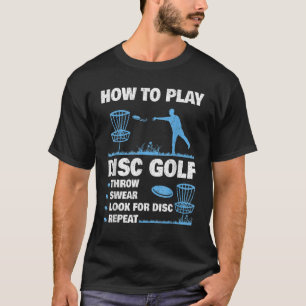 Der beste Golf für Damen und Herren, das Disc Golf T-Shirt