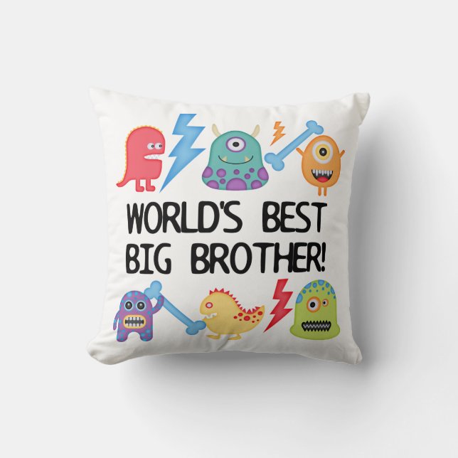 Der beste große Bruder der Monster-Welt Kissen (Vorderseite)