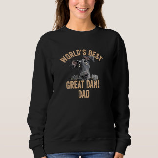 Der beste große Vater der Welt Funny Great Dane Da Sweatshirt