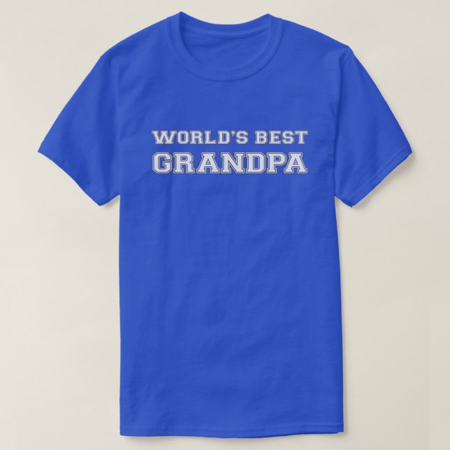 Der beste Großvater der Welt T-Shirt (Design vorne)