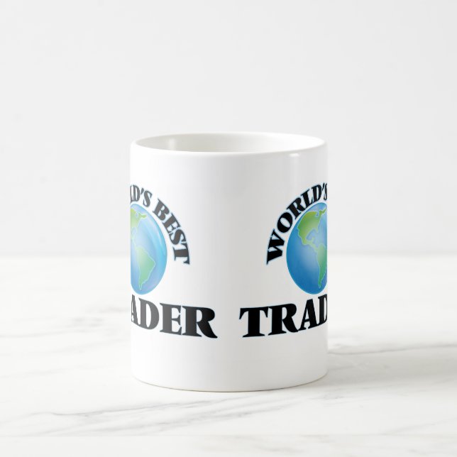 Der beste Händler der Welt Kaffeetasse (Mittel)