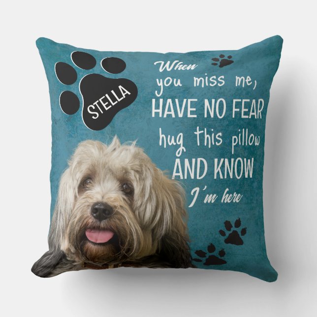Der beste Hund, der je geduldet wurde Kissen (Vorderseite)