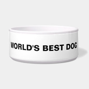 Der beste Hund der Welt - groß Napf
