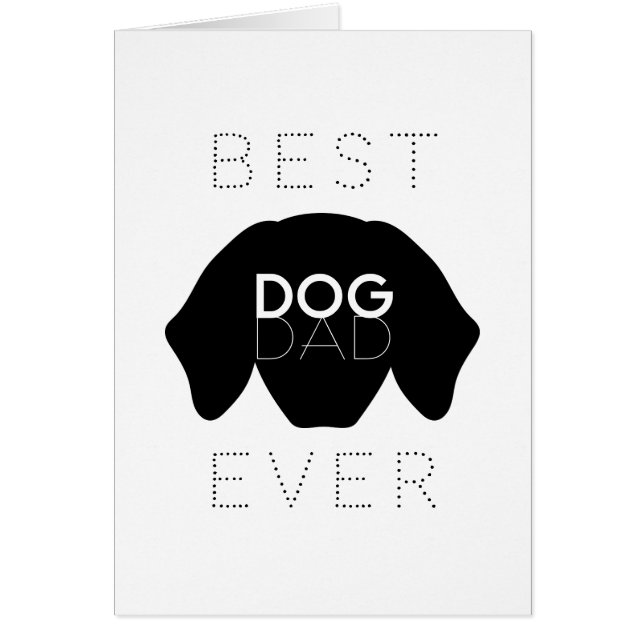 Der beste Hund-Vater aller Zeiten, der schwarze Hu (Vorne)