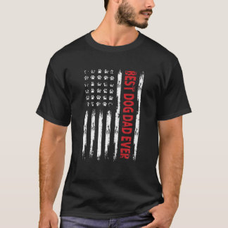 Der beste Hund-Vater aller Zeiten mit D des amerik T-Shirt
