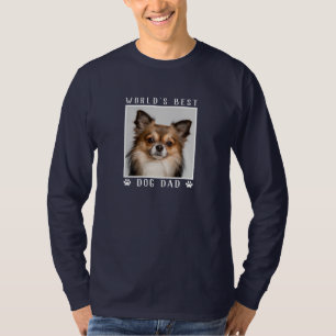 Der beste Hund-Vater der Welt - Weißer Pfoten - Fo T-Shirt