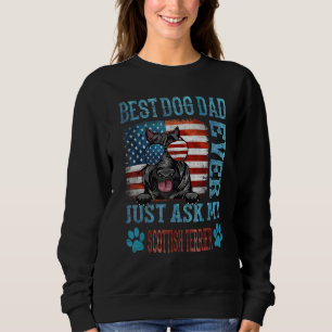Der beste Hund-Vater Fragte gerade meinen schottis Sweatshirt