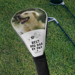 Der beste Hund Vater nach Par Foto Vatertag Golf Headcover<br><div class="desc">Funny Vätern Tagesgolfkopfabdeckung mit einem zeichn einer Hundekuh, die die Hand ihres Besitzers pumpt, und den Worten "bester Hundepapa par" in einem modernen, fetten Schriftart. Eine Fotovorlage, die Sie durch Ihre eigene ersetzen können, ein Herz für niedliche Liebe und der Name des Tieres, der eine persönliche Touch hinzufügt. Zeigen Sie...</div>