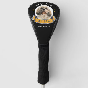 Der beste Hund Vater nach Par Golfing Väter Day Re Golf Headcover
