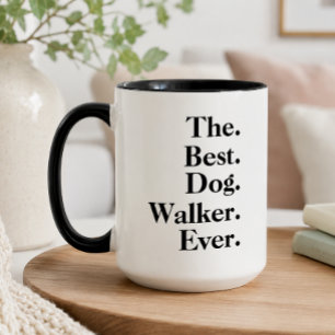 'Der beste Hundespaziergänger ever' Lustiges Gesch Tasse