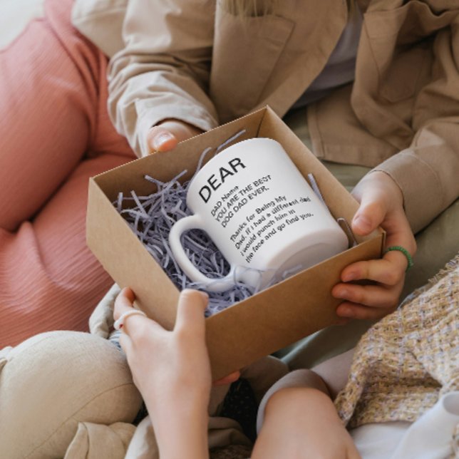 Der beste Hundevater jemals Custom Kaffeetasse (best dog dad ever Custom dad daddy gifts ideas custom name love for christmas holiday thanksgiving )