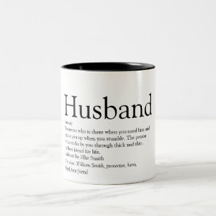 Der beste Husband der Welt - Moderner Spaß Zweifarbige Tasse
