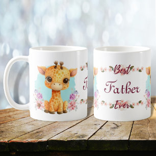 Der beste jemals süße Giraffe personalisierte Kaffeetasse
