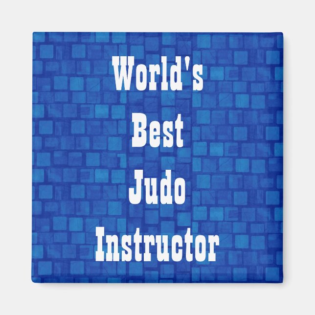 Der beste Judo-Lehrer der Welt Magnet (Vorne)