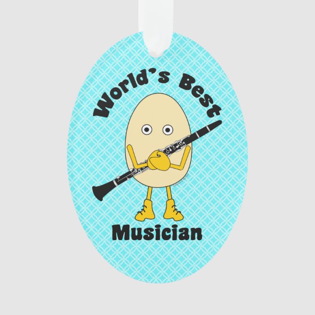 Der beste Klarinettenmusiker der Welt Ornament (Vorderseite)