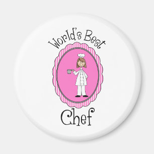Der beste Koch der Welt - Frauen - Geschenke und T Magnet