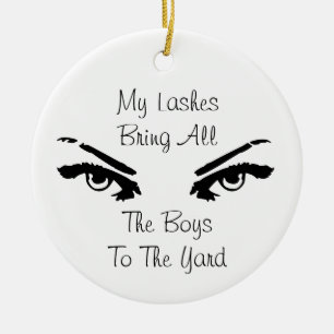 Der beste Lash-Techniker der Welt Keramikornament