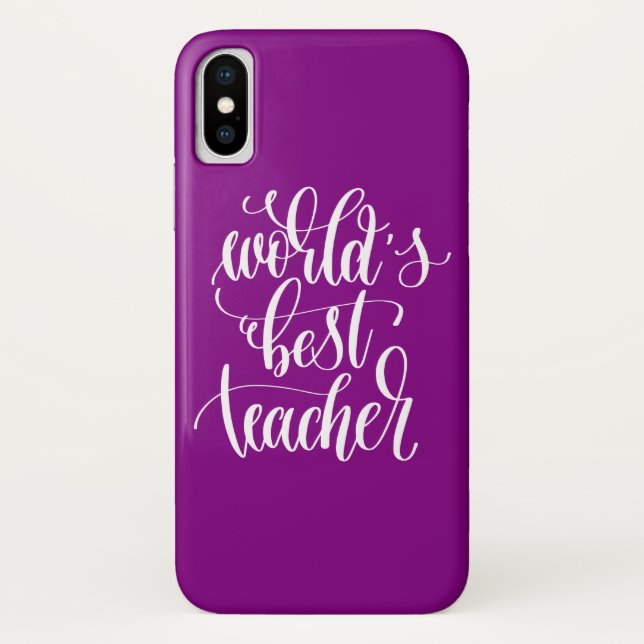 Der beste Lehrer der Welt Case-Mate iPhone Hülle (Rückseite)