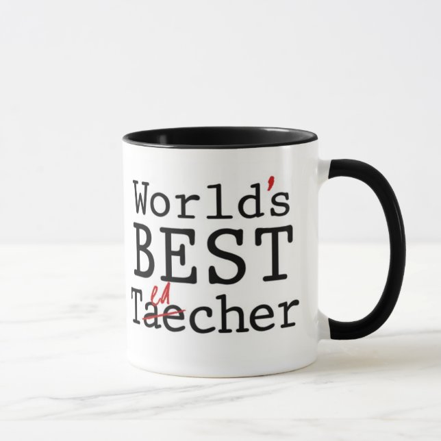 DER BESTE LEHRER DER WELT - Tasse (Rechts)