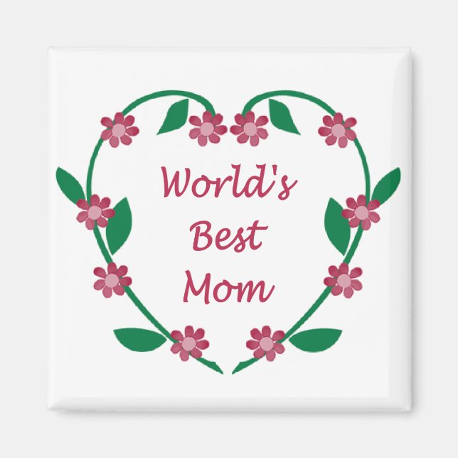 Der beste Magnet für die Mama der Welt (Vorne)