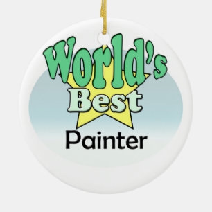 Der beste Maler der Welt Keramik Ornament