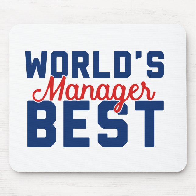 Der beste Manager der Welt Mousepad (Vorne)